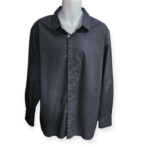 Robert Graham Black and White Casual Button Down Shirt